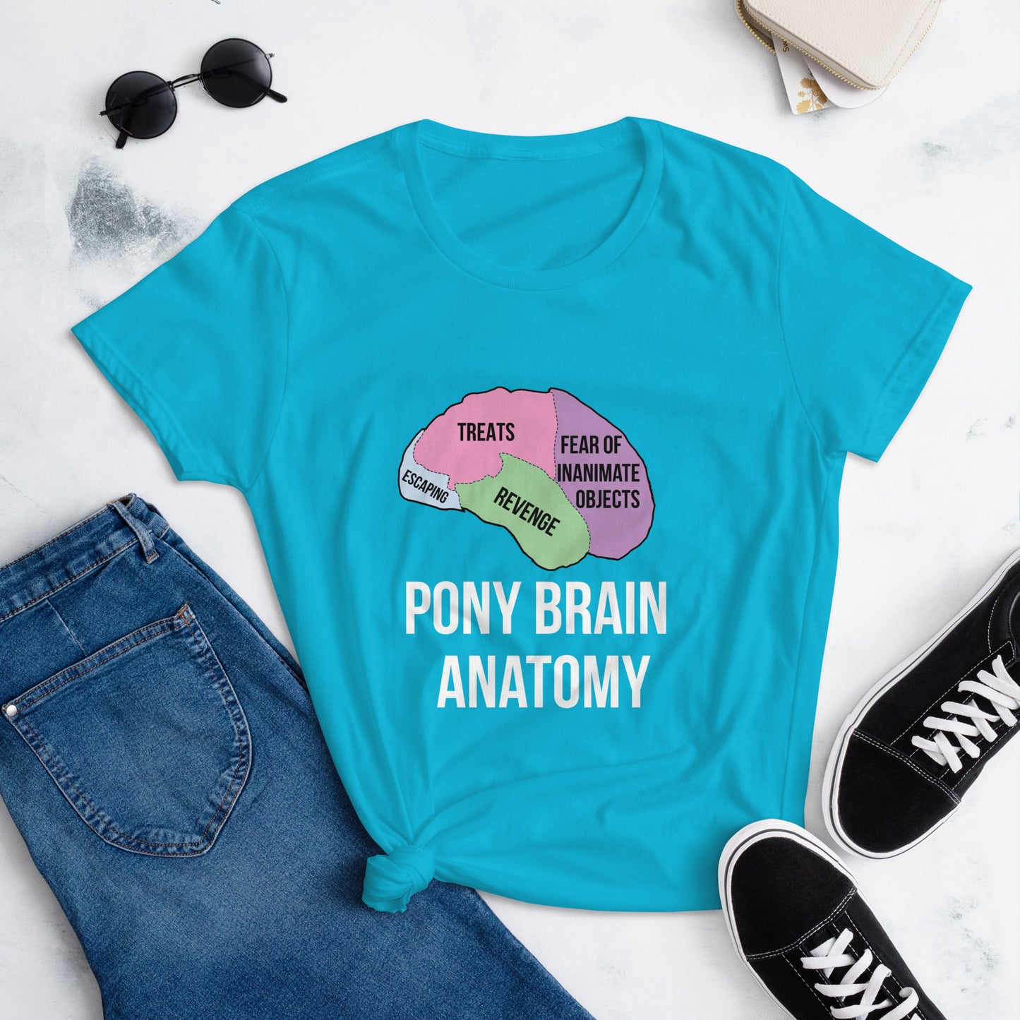 Pony Brain Anatomy Tee