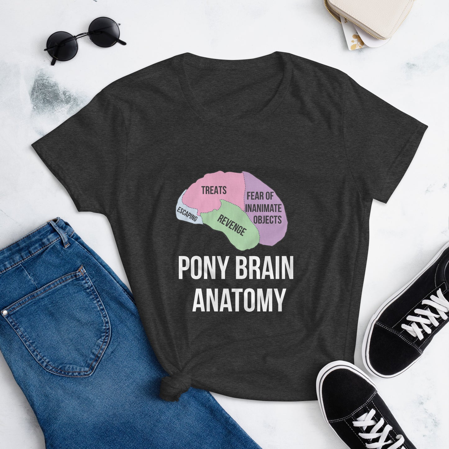 Pony Brain Anatomy Tee