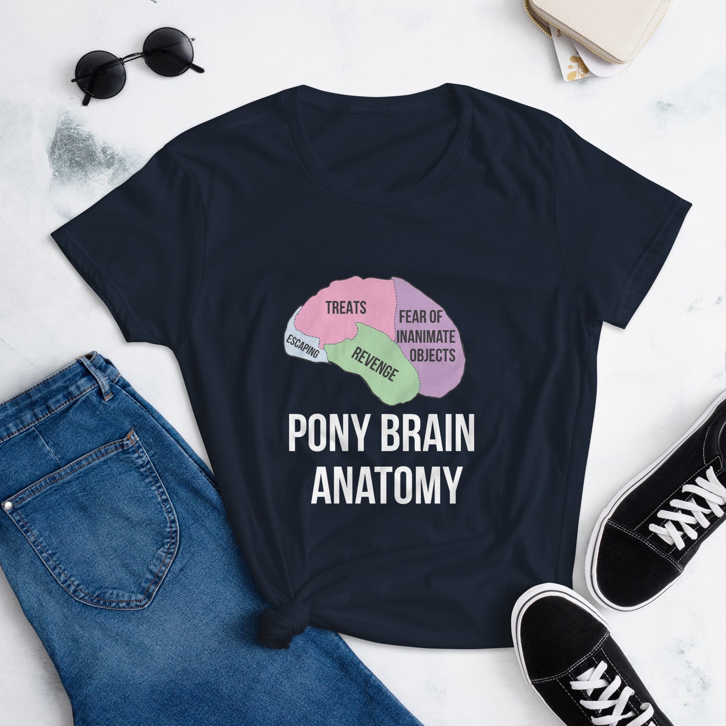 Pony Brain Anatomy Tee